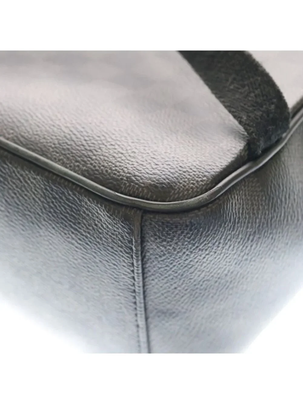 Louis Vuitton Damier Graphite Josh Backpack Black Leather Silver - Picture 5 of 6